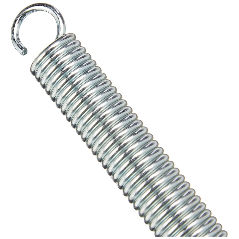Chapuis, 1 Piece Tension Spring with Hook, Galvanised Steel Spring,