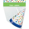Vibrant Rainbow Polka Dots - Sombreros de fiesta (paquete de