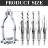 Gisafai Square Hole Drill Bit Adapter and Square Hole Drill