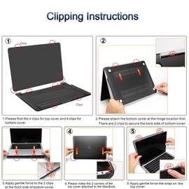 ULTIMA TEC Hard Shell Plastic Clip Case for MacBook Pro 13 inch M2 2023 A2338 & 2022, 2021 2020 M1 A2338 A2289 A2251 A2159 A1989 A1706 A1708 with Keyboard Cover - Pink