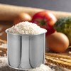 HEMOTON Edelstahlbehälter 2 Stück Edelstahl-Messbecher Mit Backmessbehälter 250 Ml Mehlbehälter