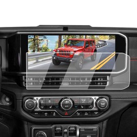 Screen Protector For 2024-2026 Jeep Wrangler/2024-2026 Gladiator 12.3-Inch Touchscreen - Tempered Glass 2024-2026 Wrangler (Sport/Sport S/Willys/Sahara/Rubicon/Rubicon X) JL 4xe/Gladiator Accessories