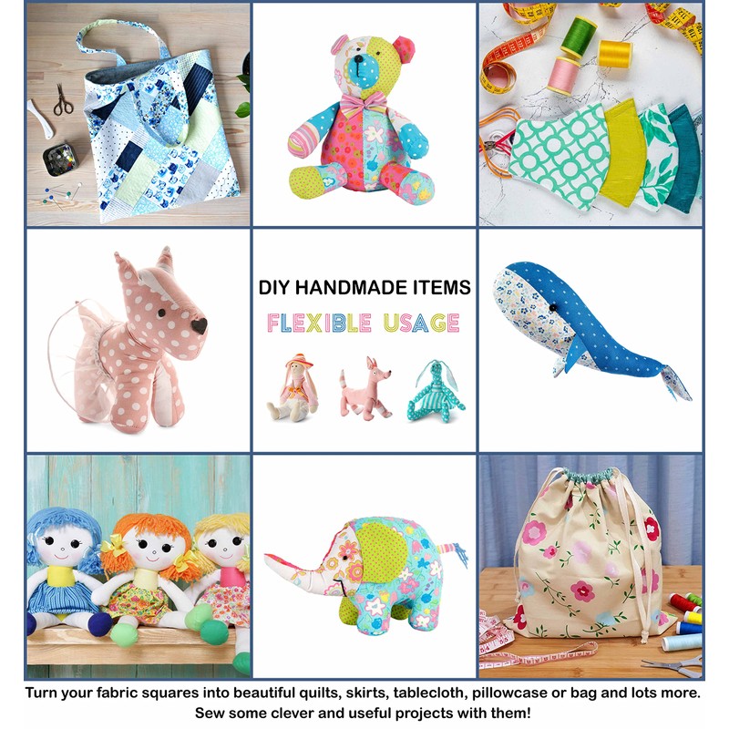 Soimoi 8 Pc Fat Quarter Bundle-Florals Print 18"x 22" DIY