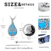 LOOVE Sterling Silver Tree of Life Urn Necklace for Women