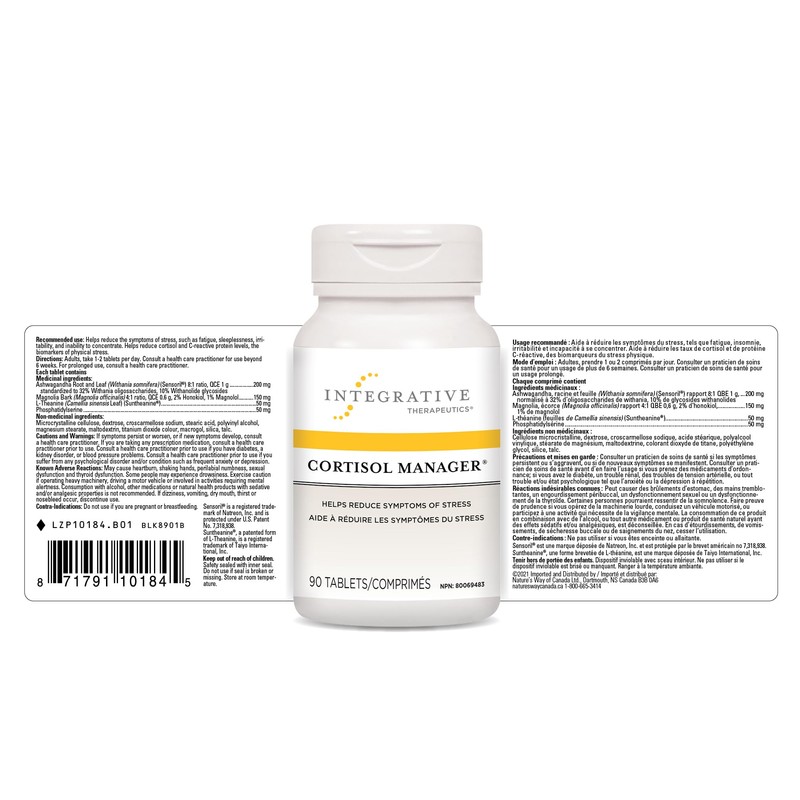 Integrative Therapeutics Cortisol Manager - Integrative Therapeutics - Sleep Support