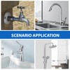 2-Pack Pipe Covers Chrome G3/4 for Shower Fittings and Accessories