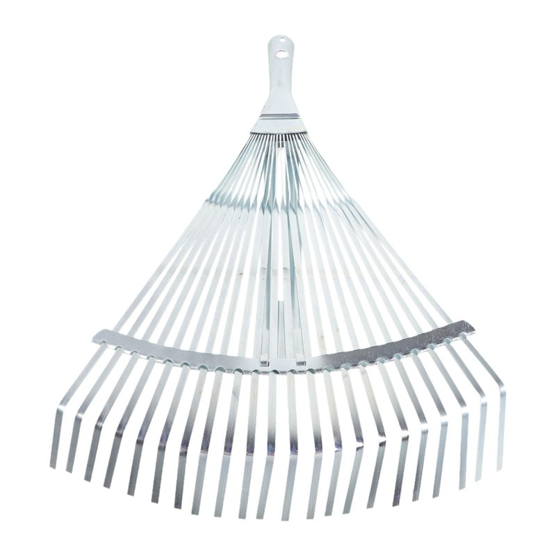 Fenteer Garden Leaf Rake Garden Camping Rake Folding Metal Rake