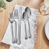 HENCKELS 65-Piece Astley Flatware Set,Silver