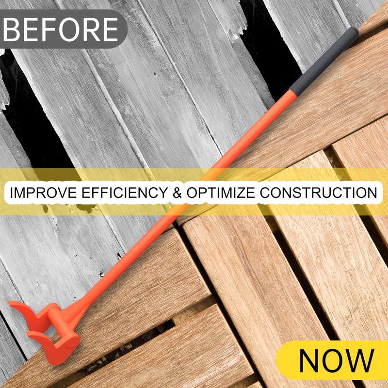Upgrade ZOOKASEA Pallet Buster 50" with Handle, Heavy Duty Deck