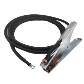 Smart Weld Ground Cables w/ Clamp fits Forney Easy Weld 140 FC-i Flux Core Wire Welder 261 - 10ft AWG #6