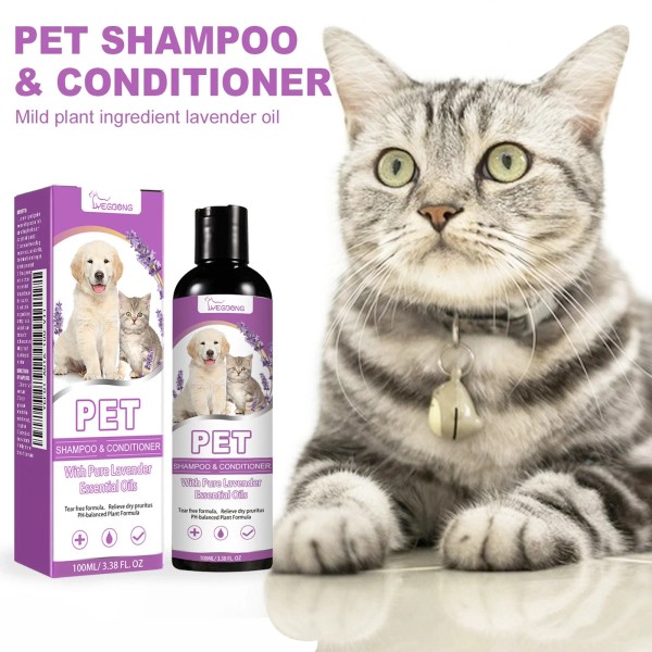 Unbranded Yegbong 100ml Pet Shampoo & Conditioner for Softening Cat