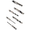 6Pcs 3 Point Drill Bit High Speed Steel Imperial Wood