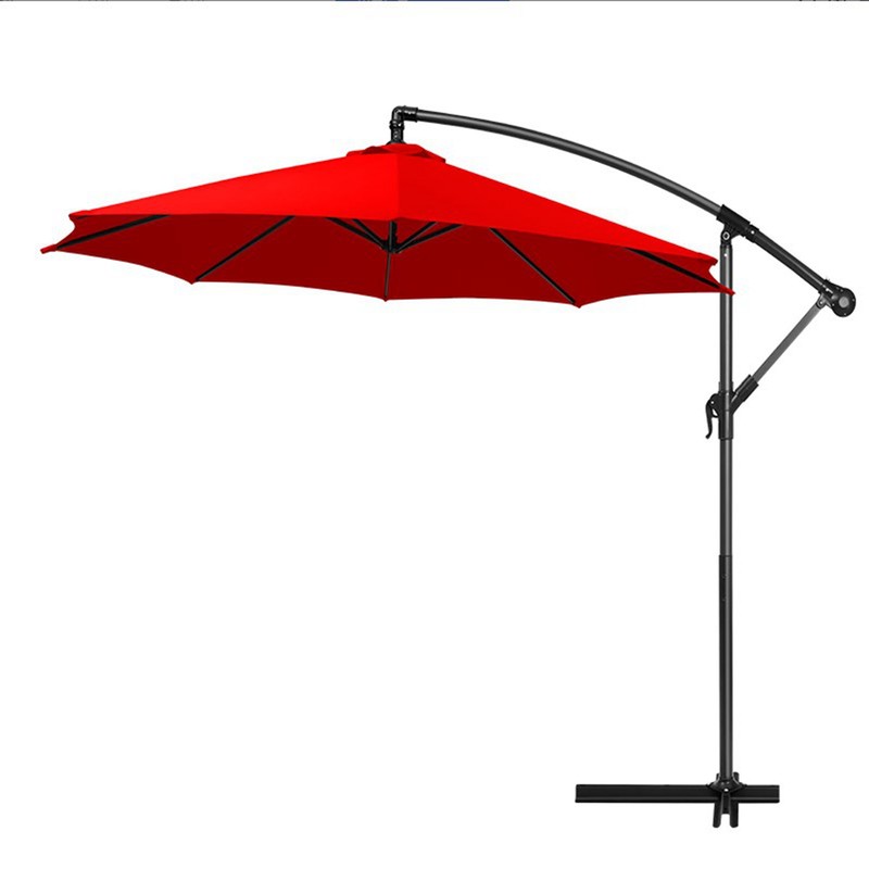 Patio Umbrella Canopy Water Resistant UV Protective Polyester Yard Umbrella