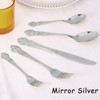 Silverware Set for 8, Stainless Steel Gorgeous Retro Royal Flatware