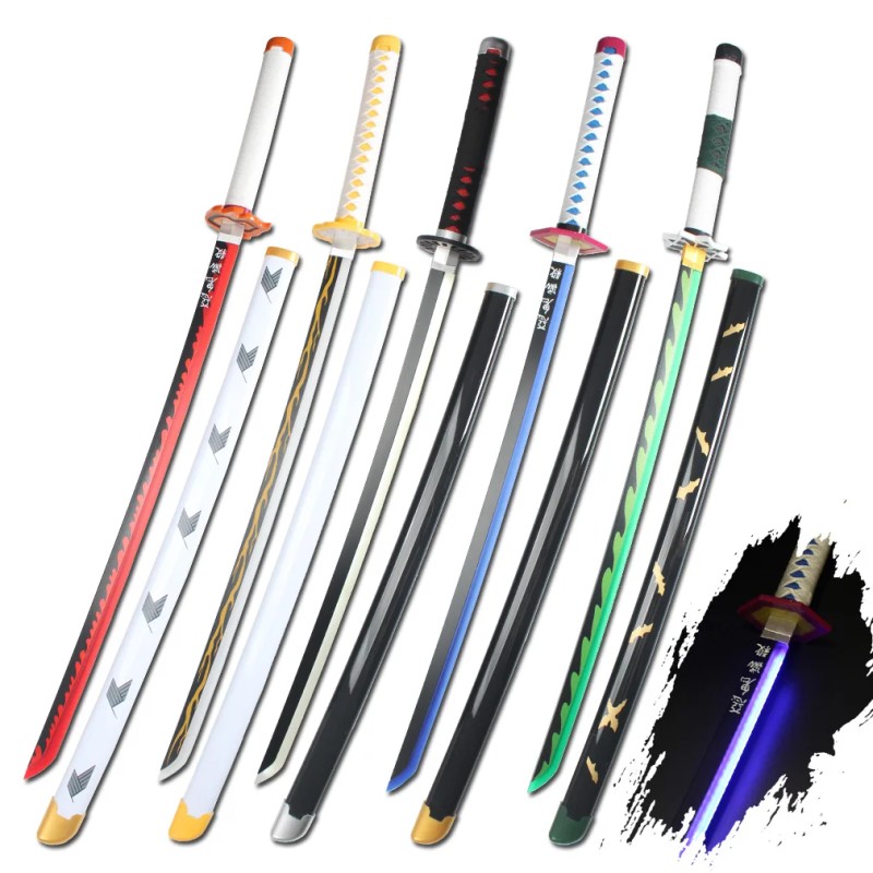 104cm / 41" Zoro Demon Slayer Katana Yamoto Light up