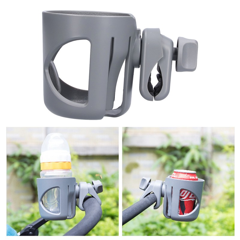 Stroller Cup Bracket Adjustable Width Clip Light Weight Elastic Fixing