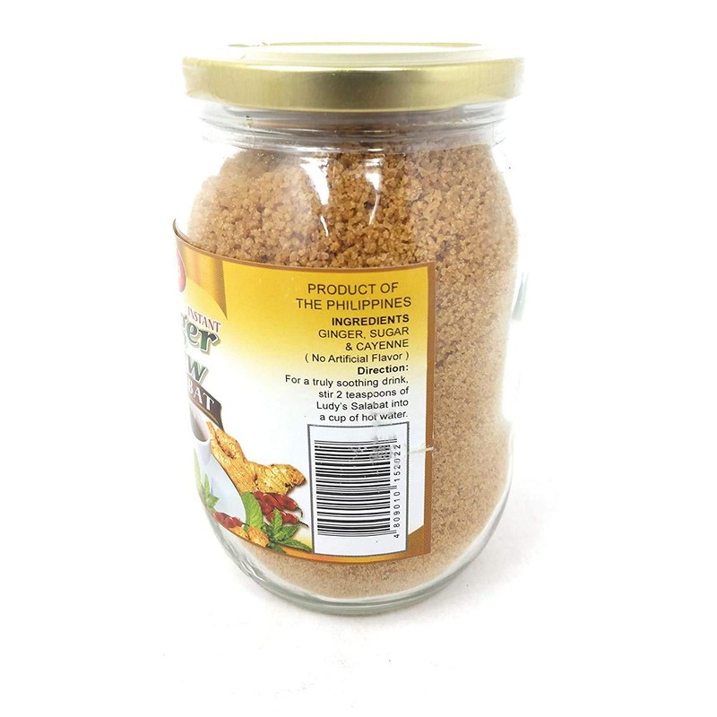 Ludy's Ginger Salabat Tea (Ginger Brew) 360 gram, Pack of