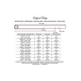 Ashford Ridge Italian Full Grain Leather 38mm Belt Made in England - Cannella Medium