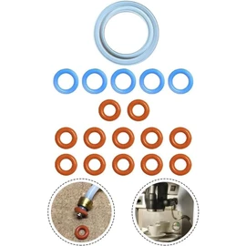 18Pack Set Kit, 1Pc 58mm Dual Boiler Group Head Gasket Seal And 17 O Ring Seal Set For Fit Breville Espresso Machine BES920 BES900 BES980 BES990