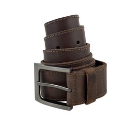 Hide & Drink, Classic Belt with Hidden Pocket for Men, Bachelor Accessories, Full Grain Leather, Handmade, Bourbon Brown
