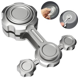 Cool Fidget Spinner Toy for Kids Adults Stress Relieve, Metal Fidget Toy Hand Finger Spinning Gyro, Small Gadget Toy Birthday Gift for Boy Girl, Desk Toy for Anti-Anxiety Keep Clam Focus Boredom
