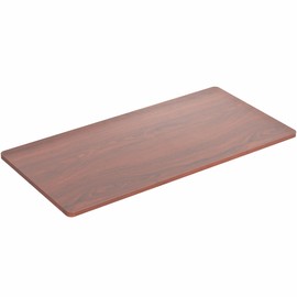 VIVO Universal 55 x 28 inch Solid One-Piece Table Top for Standard and Sit to Stand Height Adjustable Home and Office Desk Frames, Dark Walnut, DESK-TOP55-28D