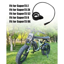 EL EastLane Thumb Throttle Fit for Super73 S2 ZX R RX Z, Waterproof Replacement Throttle for Electric Bike and Scooter Replace 270X