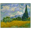 Orenco Originals Wheat Field Cypress Trees Van Gogh Counted Cross