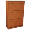Venture Horizon Stackable Triple Shoe Cabinet (Cherry)