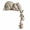 Elephant Figurine Set for Home Decor – Resin Mother &