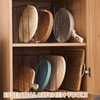 Blulu U Shaped Cookie Sheet Organizer for Cabinet Baking Sheet