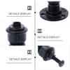DOITOOL 2 Pcs Stair Railing Brackets Black Handrail Bracket Iron