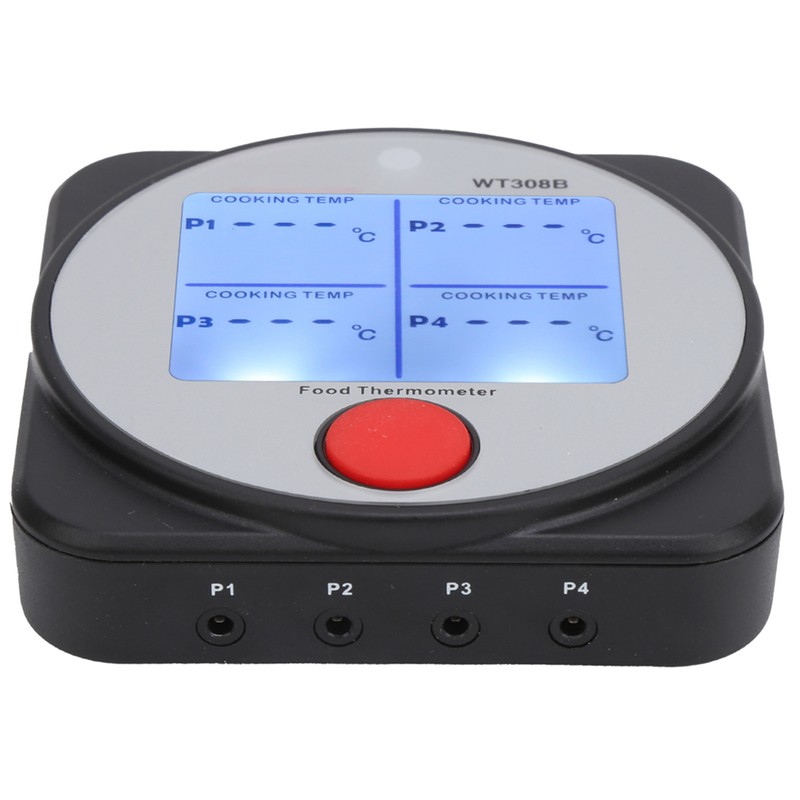 WT308B ‑40~300℃ Digital Food Thermometer Wireless Stainless Steel Dual Probe