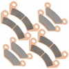 Caltric Front & Rear Brake Pads for John Deere M-Gator