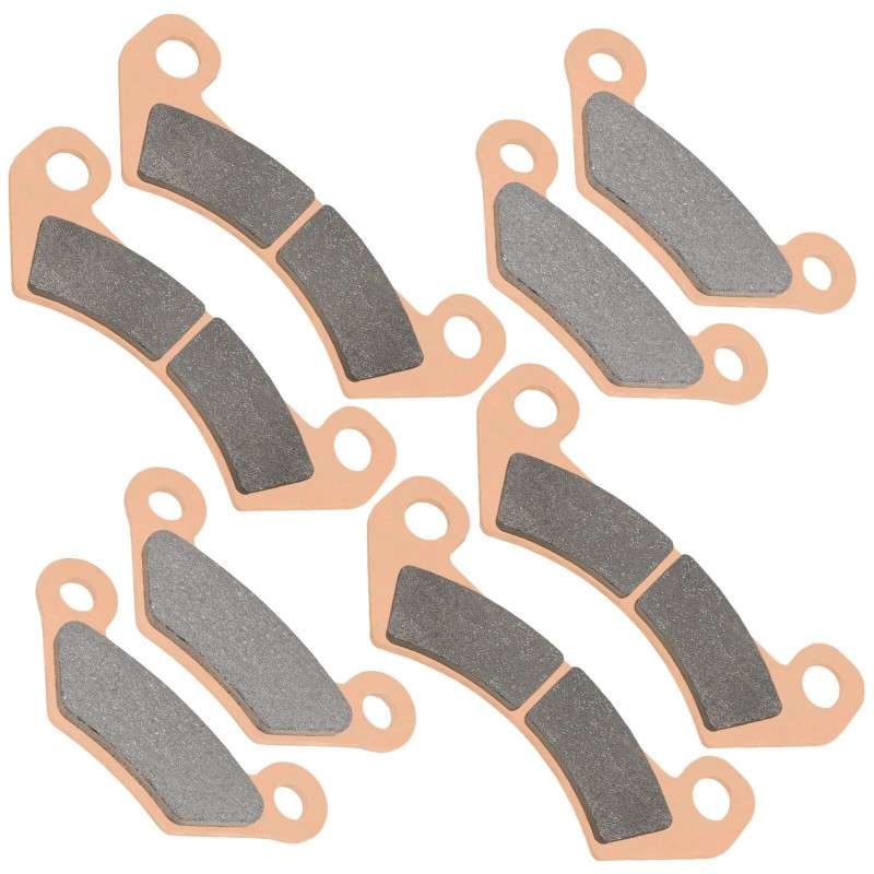 Caltric Front & Rear Brake Pads for John Deere M-Gator