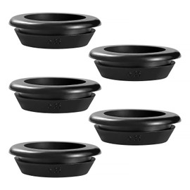 YIXISI 5 pieces diameter 30 x 35 mm rubber grommets, closed rubber grommets, cable grommet, rubber grommet, electric conductor sealing ring, for cable protection, cable duct
