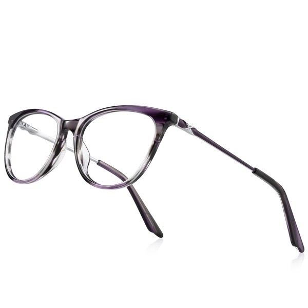 RB.Pilot Cat Eye Reading Glasses for Women Blue Light Blocking