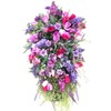 Artificial Flower Wreath Wreath with Lilacs Hyacinths Hydrangeas Spring Summer