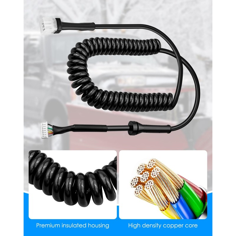 BOQNZN Snow Plow Controller Cable Fit for Western Fisher Cab