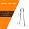 Stainless Steel Tongs for Quick Burner for Ethanol Tabletop fire