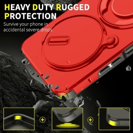 Funda Para Honor Magic 7 Lite 5ghonor X9c 5g De Tpu Y Panel Trasero De Pc Con Funda Para Cmara Y Poporte                                              