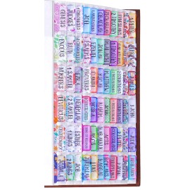 MINTLIFE Colorful Floral Bible Tabs Laminated with Matte Film, Cute Bible tabs for Wom...