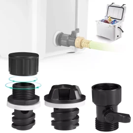 WADEO Drain Plug Hose Connection Compatible with YETI Tundra Cooler Roadie Cooler