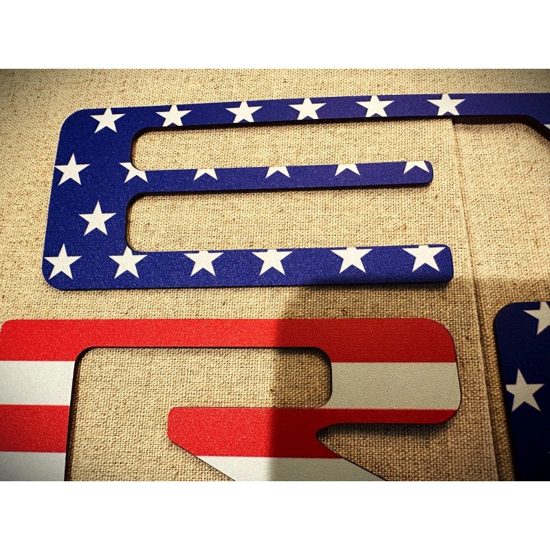 AUTOCARIMAGE RAISED TAILGATE LETTERS for SILVERADO 2019 - 2025 matte