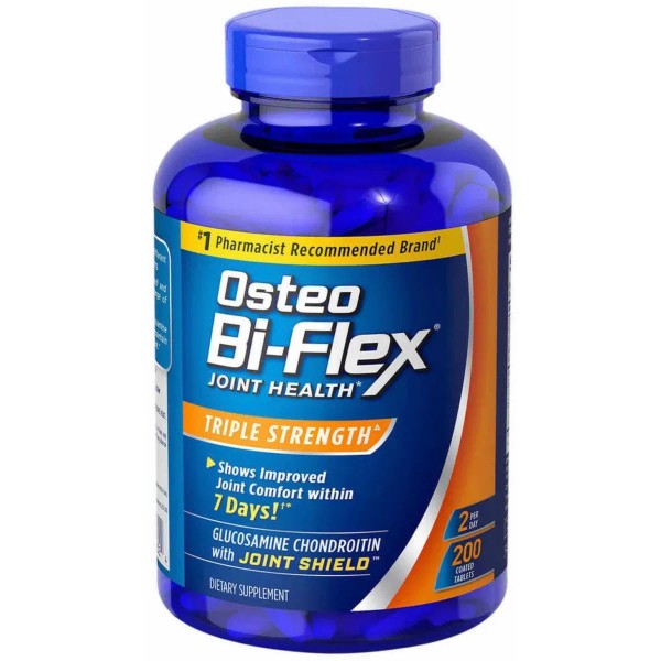 Osteo Bi-flex 200 Tabletas Triple Fuerza Articulaciones Suplemento Alimenticio Completo