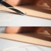 Namner Leather Edge Tool Set-4 Pcs Leather Beveler, Leather Edge