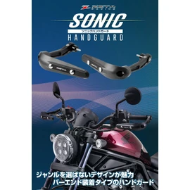 ZETA Racing Eliminator '24-26, MT-07 '18-24, XSR700 '18-23, XSR900 '18-21, Tenere 700 '20-22/'25 Sonic Handguard M16/M8 Type Bar End Mount Guard Forged Stainless Bolts Dirtfreak F5629
