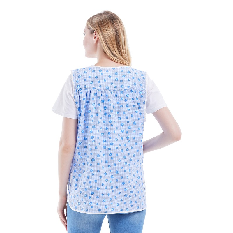 Nanxson Women Cobbler Apron with 2 Patch Pockets,Smock with Buttons