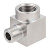 Yoebor Stainless Steel Reducer 90 Degree Barstock Street Elbow 1/4"