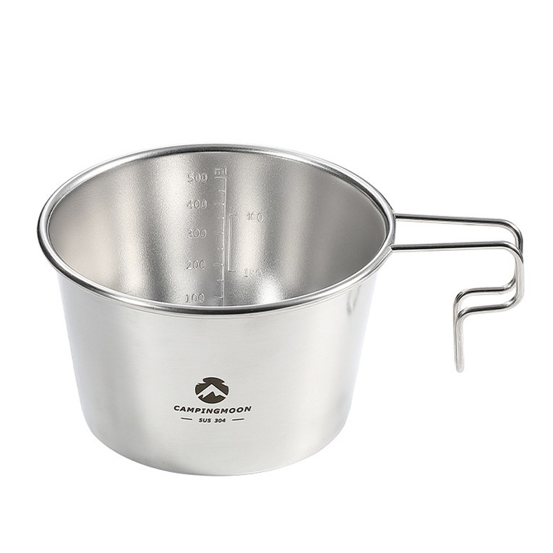 S369 Outdoor Stainless Steel Sierra Bowl 600ml Large Capacity Picnic